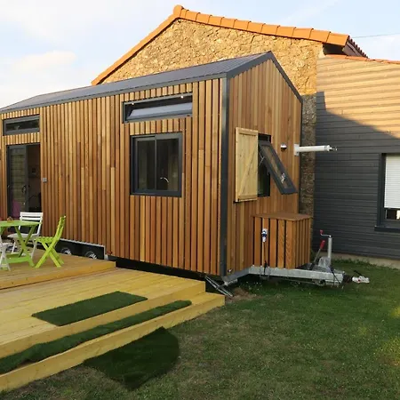 Villa Tiny House à 30 min du Puy du Fou jusqu'à 6 personnes à Yzernay Extérieur photo
